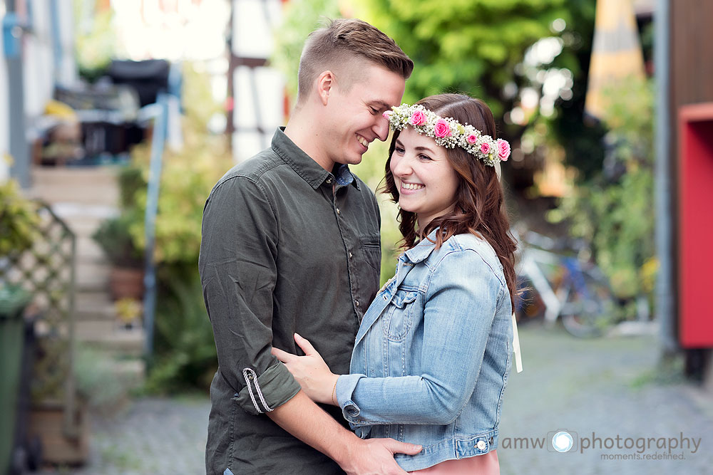 engagementfotografie in nidderau  windecken Altstadt