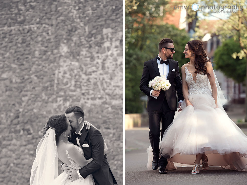 hochzeitsfotografie Hanau Hochzeit nidderau Brautpaar Sonnenbrille