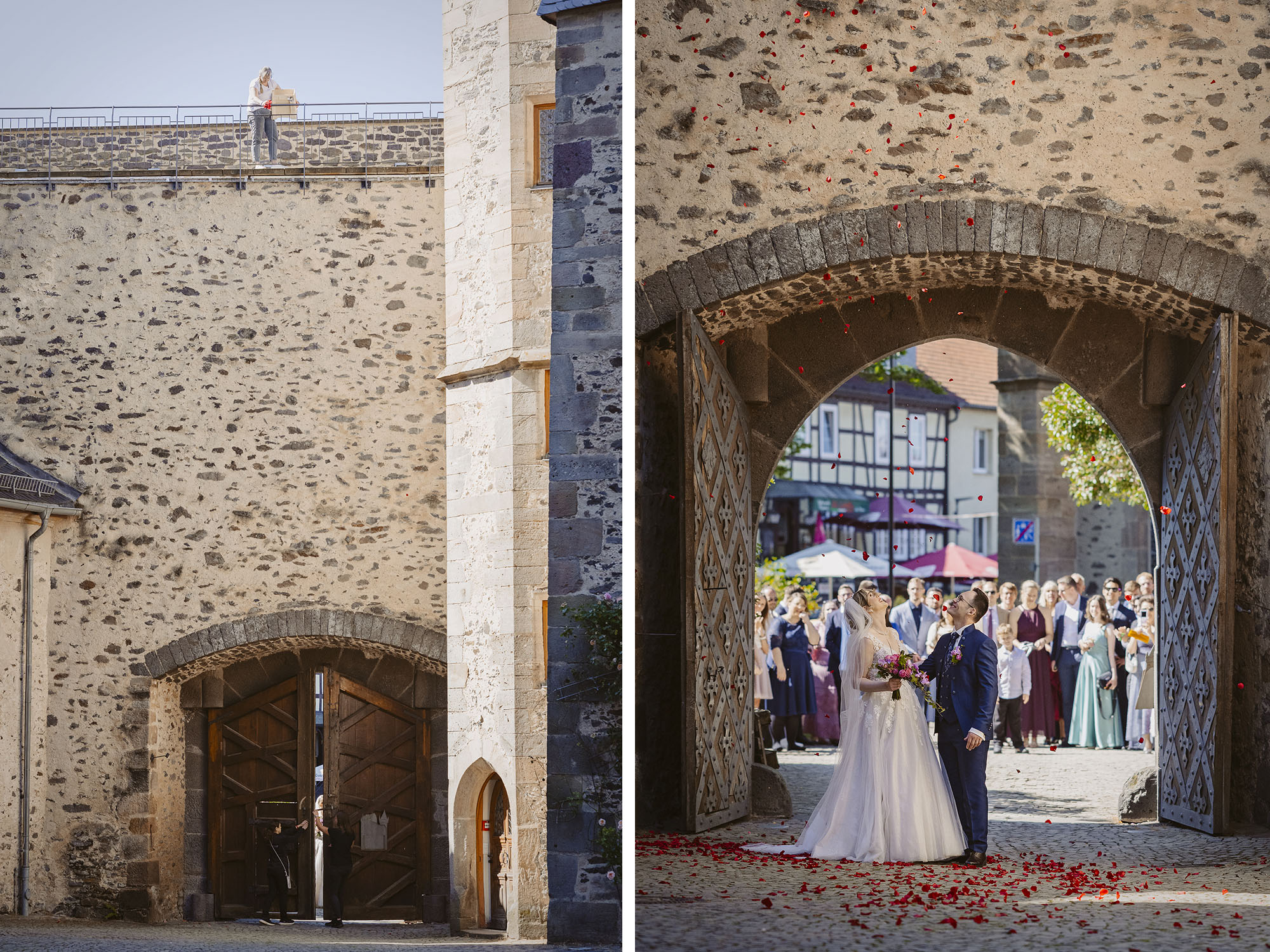 rosenregen Hochzeit frankfurt fotografin ranstadt wetterau heiraten in hessen brautpaar brautstrauss hochzeitsdeko freie trauung standesamt Hochzeitslocation Schloss romrod trauredner thomas Hoffmann