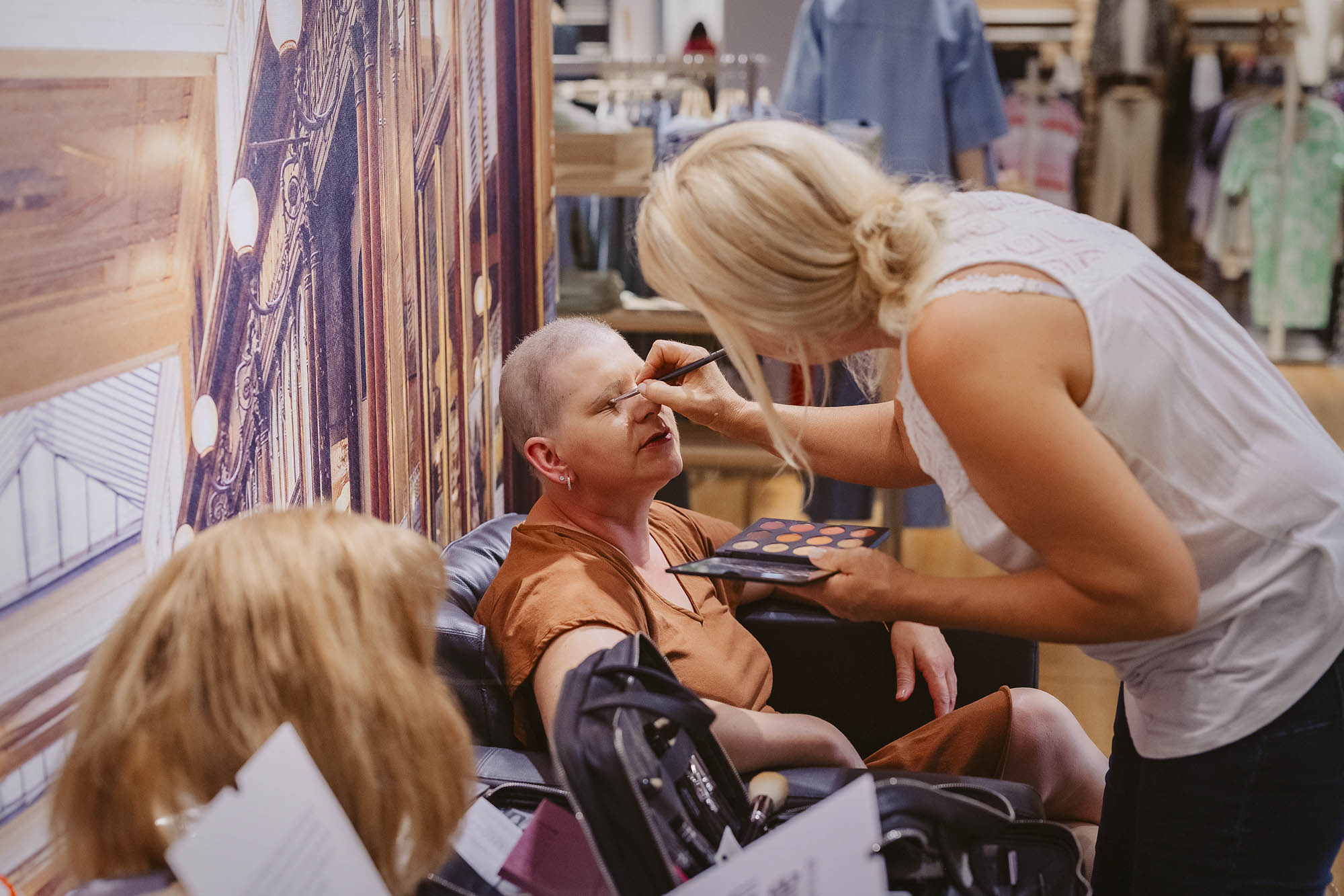 Vielhaarmony Linsengericht Belmodi Gründau Fotoshooting frauen Krebserkrankung fotografin ranstadt wetterau feier das Leben 