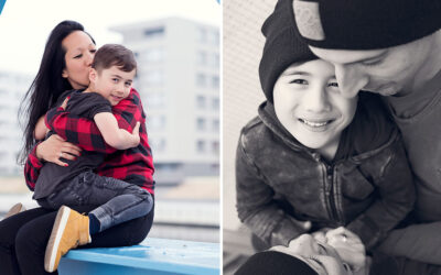 Urbane Familienfotografie